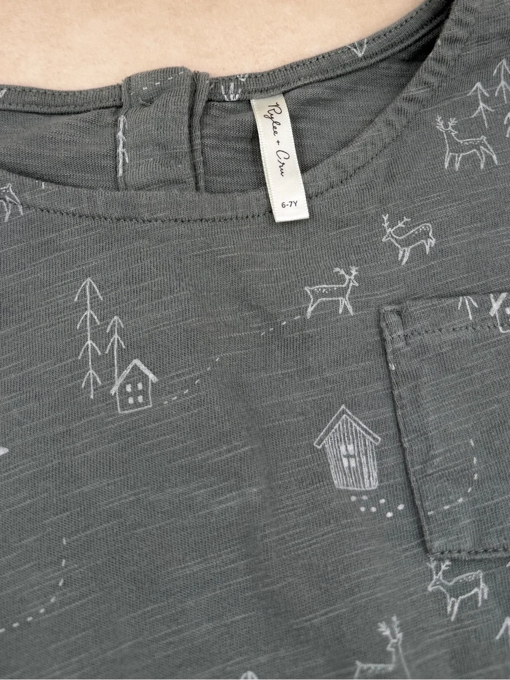 Rylee + Cru Sage Green Woodland Dress